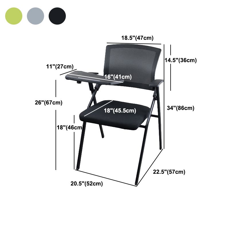 Mesh Mid Back Conference Chair Contemporary Ergonomic Arms Office Chair