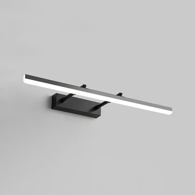 1 accesorios de iluminación de tocador de tubo de luz luces de espejo de metal de estilo moderno