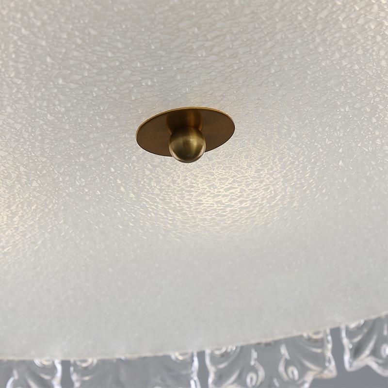 Modern Style Glass Shade Ceiling Light Simplicity Flush Mount for Bedroom