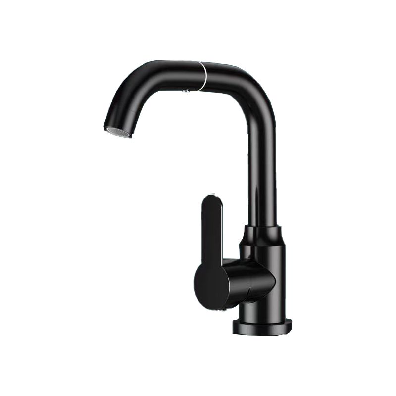 Modern Vessel Sink Bathroom Faucet Brass Lever Swivel Spout Vessel Faucet