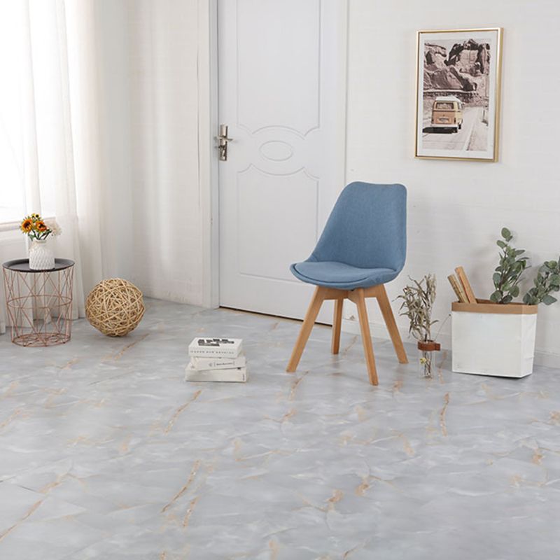 Indoor Square Vinyl Tile Peel and Stick Dirt Resistant Vinyl Tile