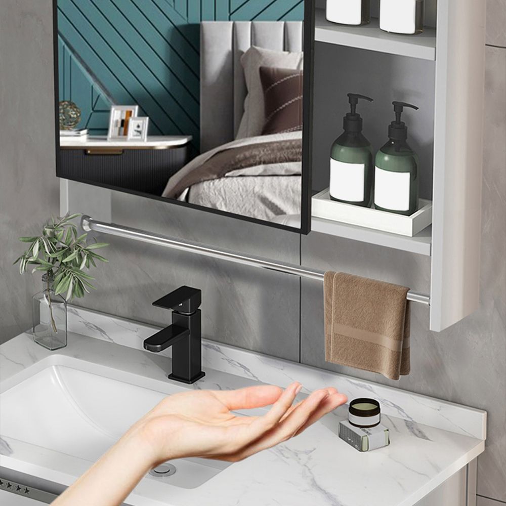 Modern Bathroom Sink Vanity Wall Mount Bathroom Vanity Set with Mirror