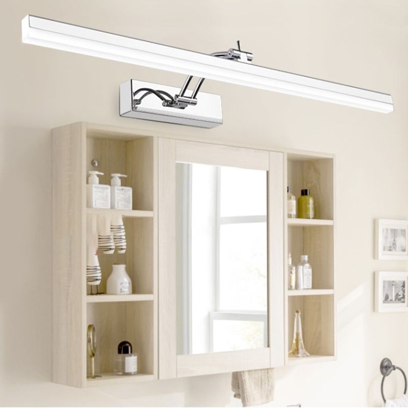 Vanity Light Contemporary Simple Linear Mirror Lighting Fixtures pour salle de bain