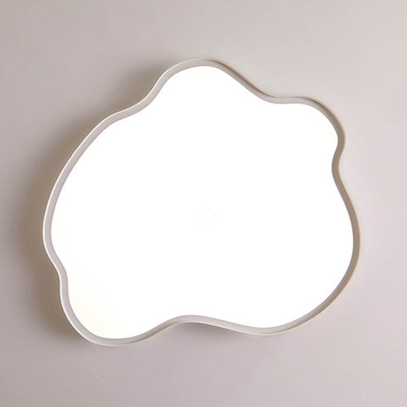 White Ceiling Light Modern LED Flush Mount Lighting for Hallway