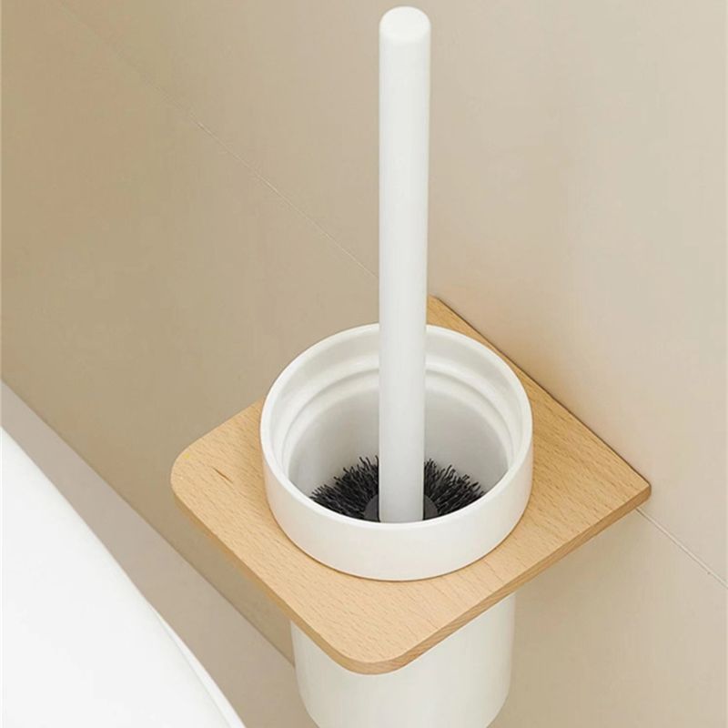 White Bathroom Set Solid Wood & Aluminum Bathroom Accessory as Individual or as a Set