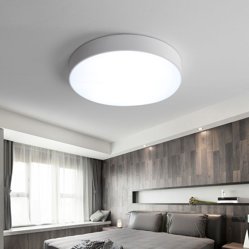 Modern Simple Style Flush Mount Ceiling Lamp Circle Flush Light for Living Room