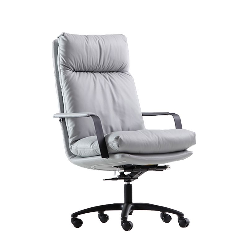 Modern Fixed Arms Office Chair No Distressing Ergonomic Chair