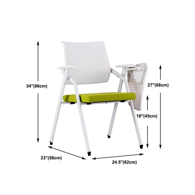 Mid-Back Conference Chair Contemporary Metal Base Guest Chair