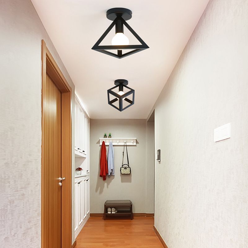 Modern Ceiling Light Fixture Metal 1-Light Ceiling Light for Hallway