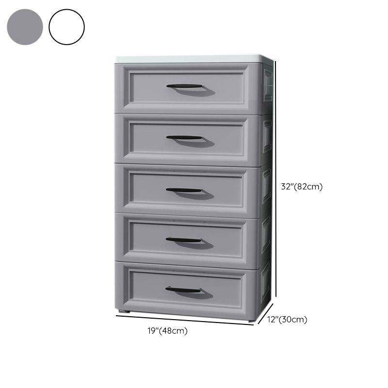 Contemporary Vertical Kids Dressers Plastic Nursery Dresser for Home