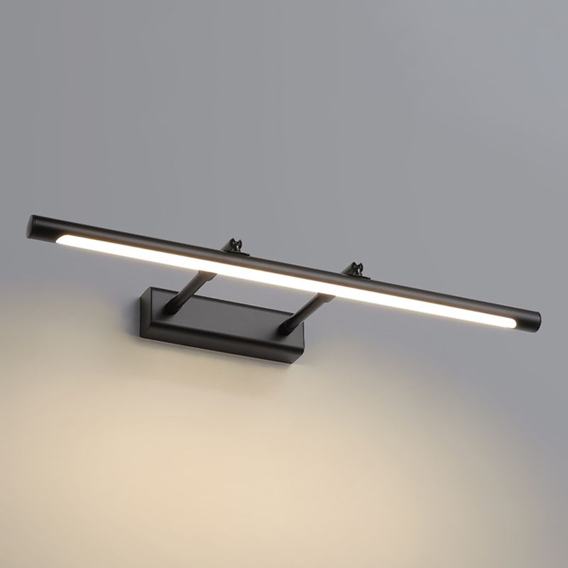 Modern Minimalist Style Strip Wall Mounted Vanity Lights Metal 1 Light Vanity Wall Light Fixtures for Bathroom