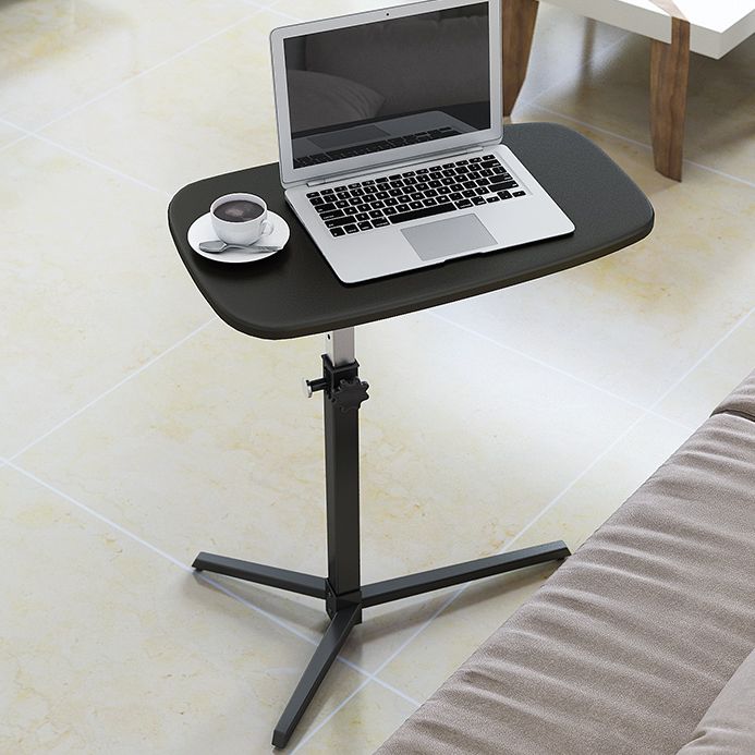 Contemporary Pedestal Base Standing Desk Converter Home Wooden Office Desk