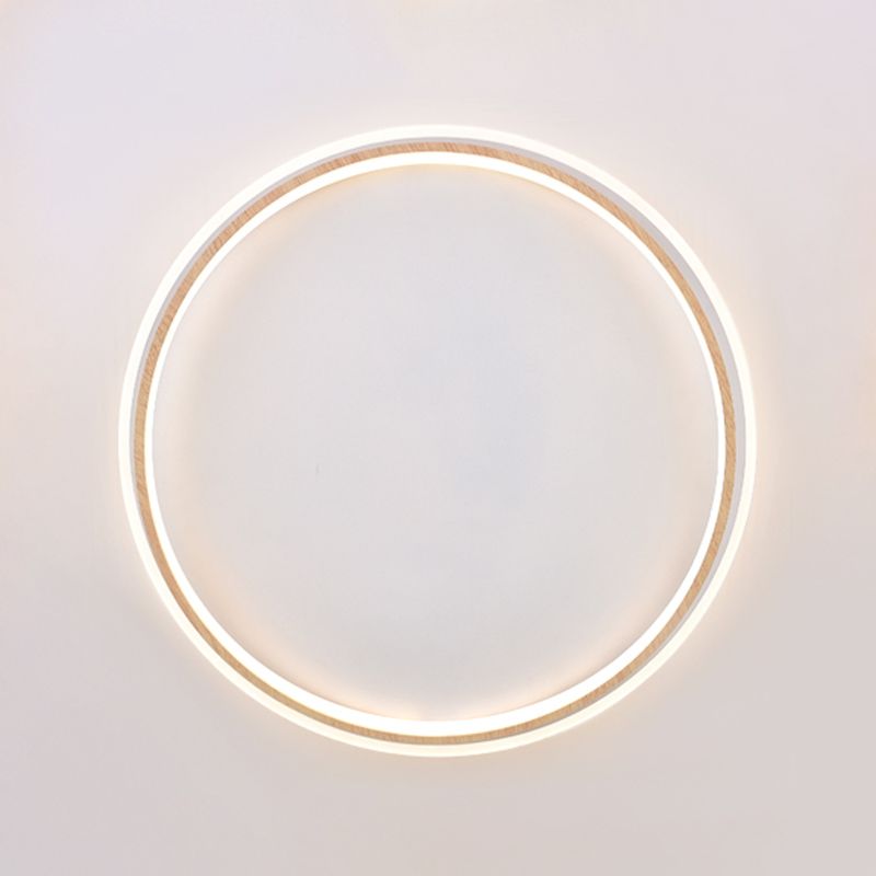 Modern Minimalist Flush Mount Light Fixtures Circle Flush Light for Kids Room