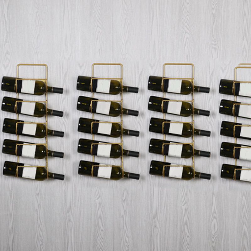 Modern Metal Bottle Wine Rack Home Wall Mounted Wine Bottle Rack