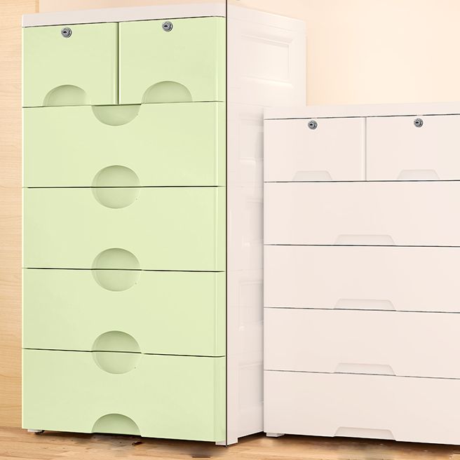 Scandinavian Vertical Nursery Dresser Plastic Kids Furniture for Bedroom