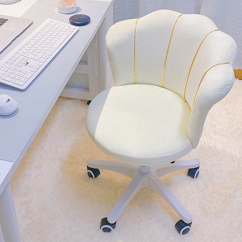 Modern Armless Slide Chair Adjustable Seat Height Desk Chair