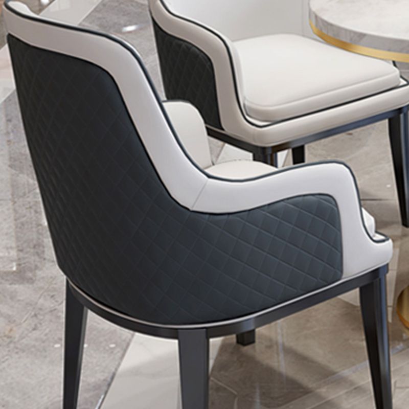 Modern Kitchen Side Dining Chairs Faux Leather Dining Chairs for Home