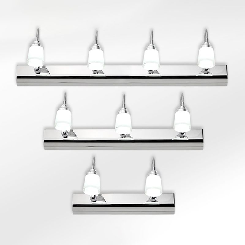 Maloderables apliques de luz de pared de tocador de luz montado en la pared ajustable al metal para el baño