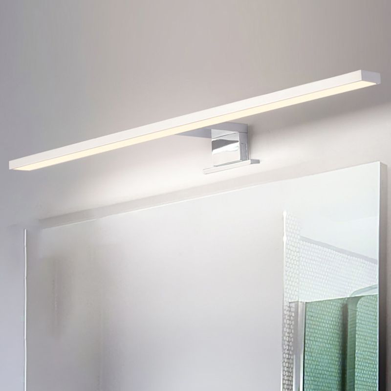 Sliver lineaire spiegel verlichtingsarmatuur minimalistische LED metalen wandverlichtingstijl