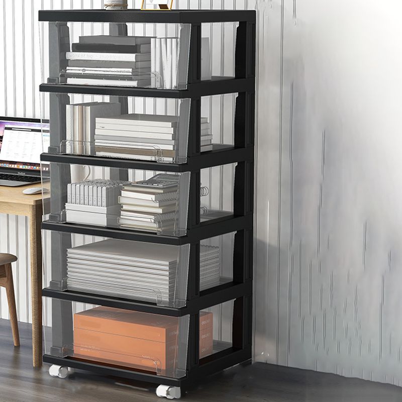 Modern Acrylic Cabinet Drawers and Pedestal Filing Cabinet for Home Office