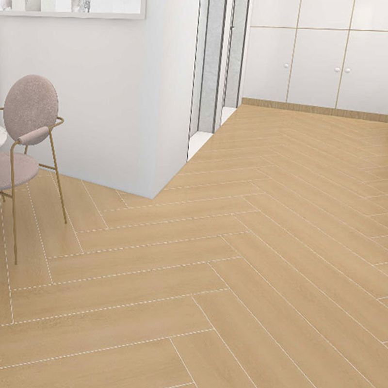 Modern Style Floor Tile Solid Color Straight Edge Wooden Effect Rectangle Floor Tile