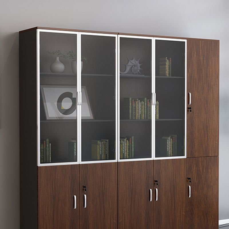 Vertical Contemporary File Cabinet Wooden Frame Filing Cabinet