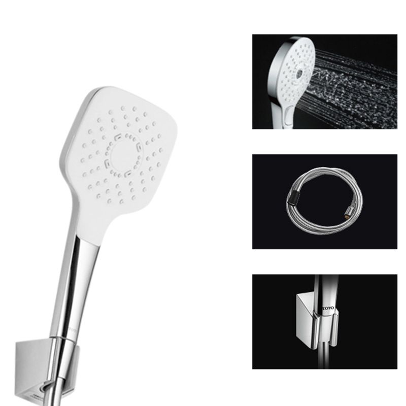 Contemporary Shower Head Round Handheld Shower Head in Bathroom