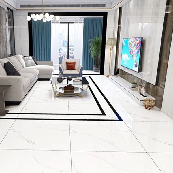 Wall & Floor Tile Marble Print Living Room Porcelain Square Indoor Floor Tile