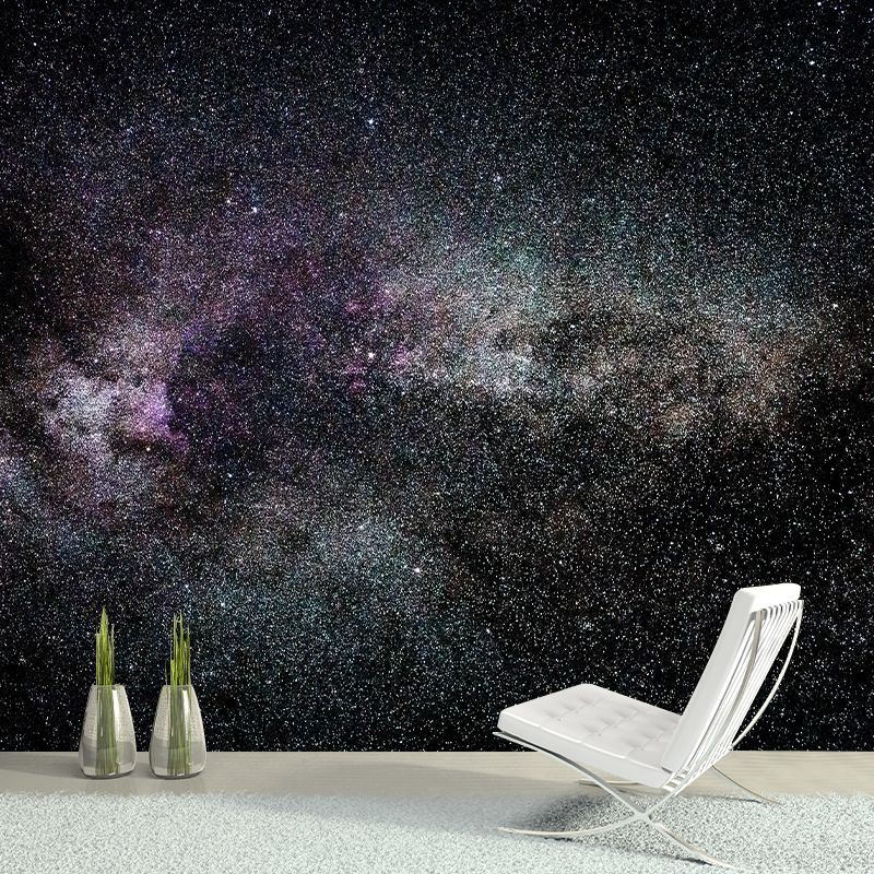 Space Mural Mildew Resistant Wall Cosmic Galaxy Wallpaper Bedroom Wall Mural