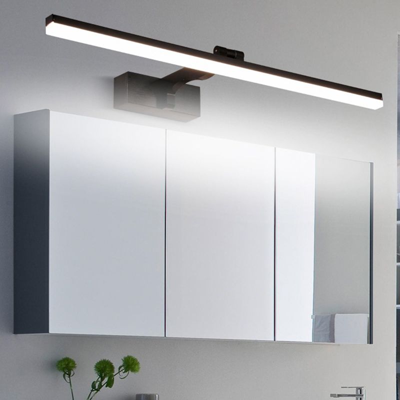 Contemporary Vanity Lights Streamlined LED Wall Light Fixtures for Bathroom