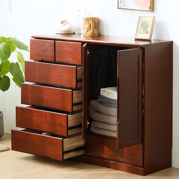 Modern Wood Sideboard Buffet Table with Drawer for Dining Room