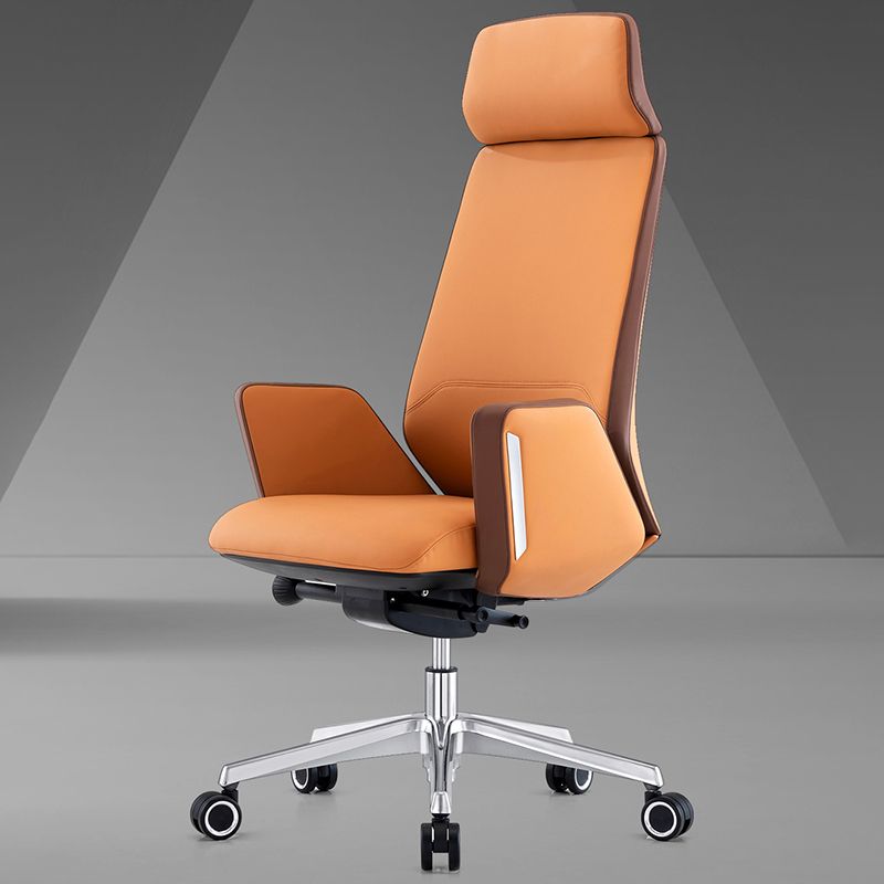 Modern Leather Executive Chair No Arm Managers Chair for Office