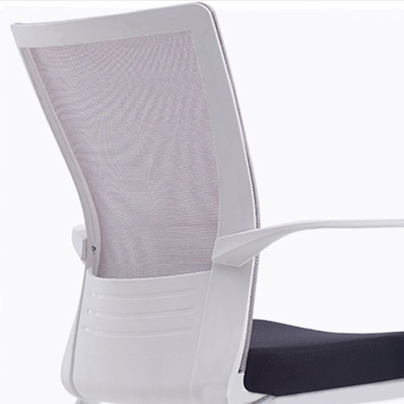 Fixed Arms Office Chair No Distressing Modern Ergonomic Desk Chair