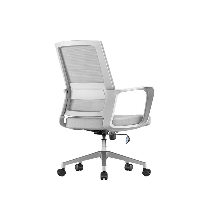 Modern Slide Chair Tilt Mechanism No Distressing Ergonomic Chair with Wheels