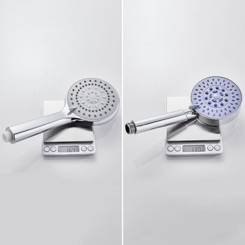 Contemporary Handheld Shower Head High Flow 5-Spray Patterns Wall-Mount Showerhead