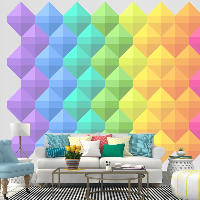 Geometry Photography Environment Friendly Wallpaper Sitting Room Mural Wallpaper
