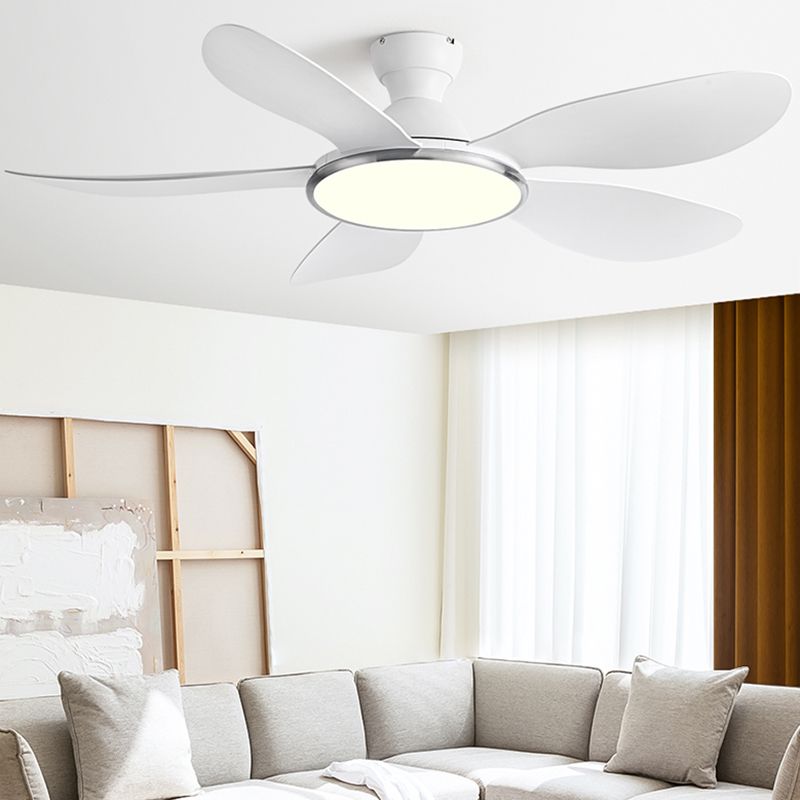 Modernist LED Ceiling Fan 5-Blade Fan Lighting for Living Room