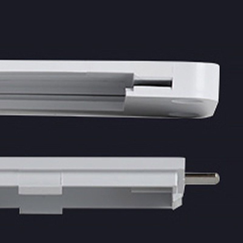 Modern Plastic Vanity Light Strip White 1 Light Mirror Light for Bathroom