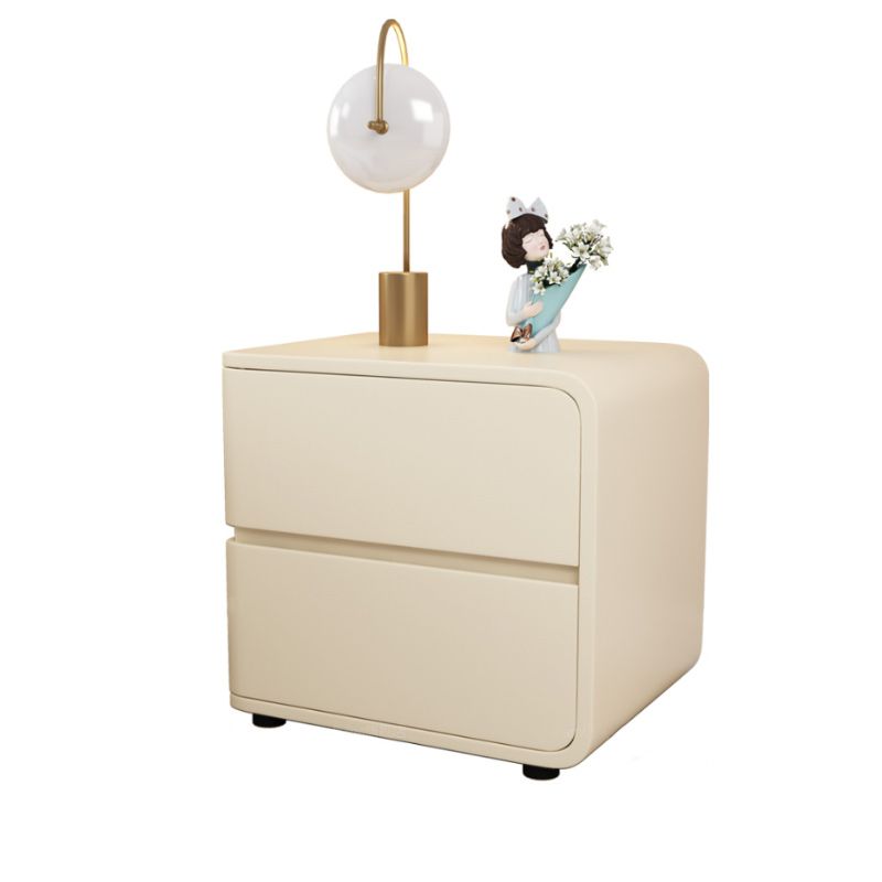 Contemporary Drawer Storage Bedside Cabinet Pine Accent Table Nightstand for Bedroom