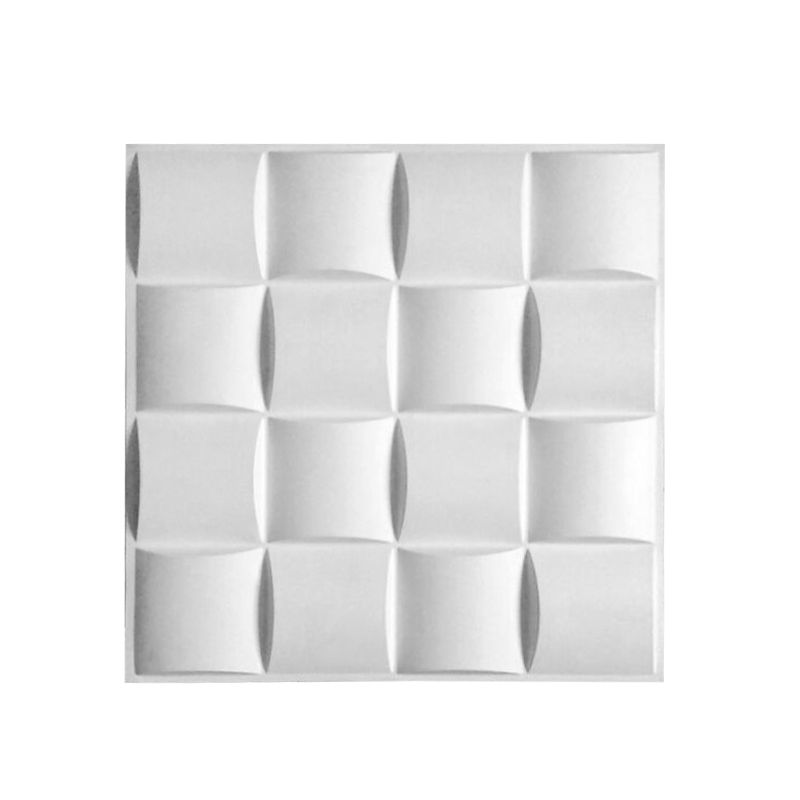 Contemporary Wall Paneling Peel and Press Antique Wall Access Panel in White and Black