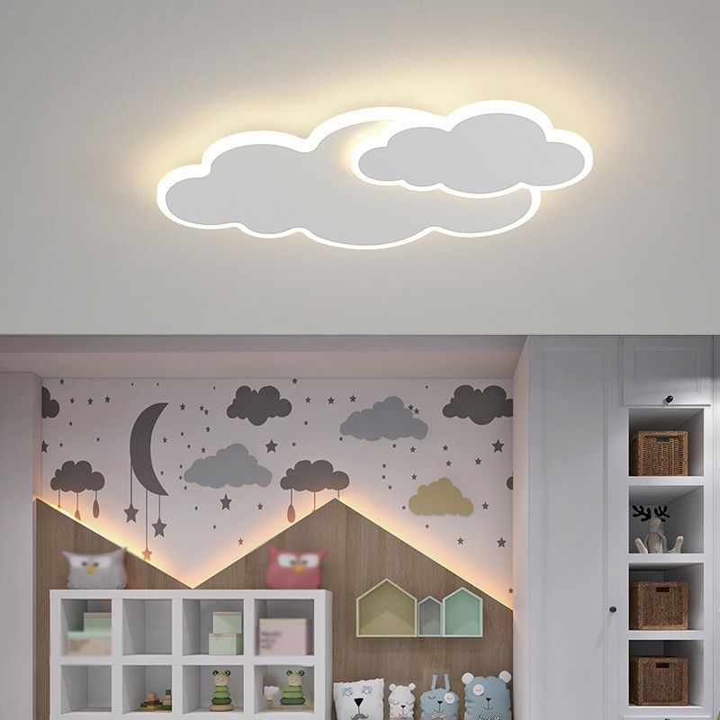 LED Modernism Ceiling Light White Flush Mount Lighting for Bedroom