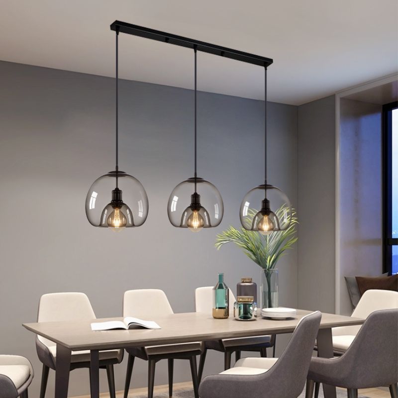 Modern Style Geometric Farmhouse Ceiling Light for Dining Room Coffee Shop Restaurant