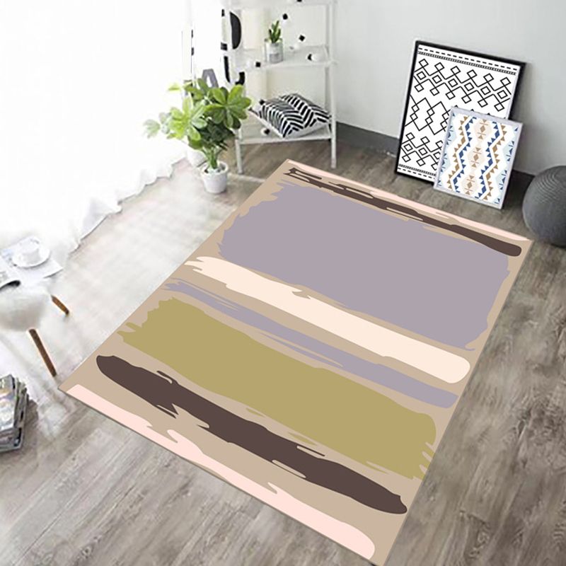 Multicolor 3d illusions d'optique tapis polyester moderne tapis intérieur non glissant non glissé résistant aux teintes pour animaux de compagnie pour la maison