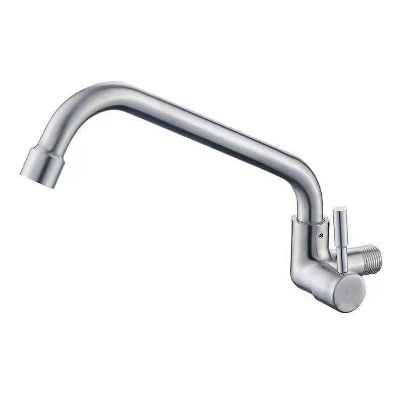 Modern Stainless Steel One Handle Pot Filler Low Profile Filler