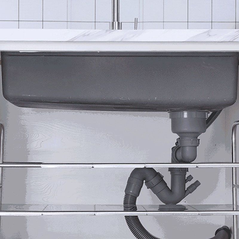 Drop-In Kitchen Sink Stainless Steel Kitchen Sink with Basket Strainer