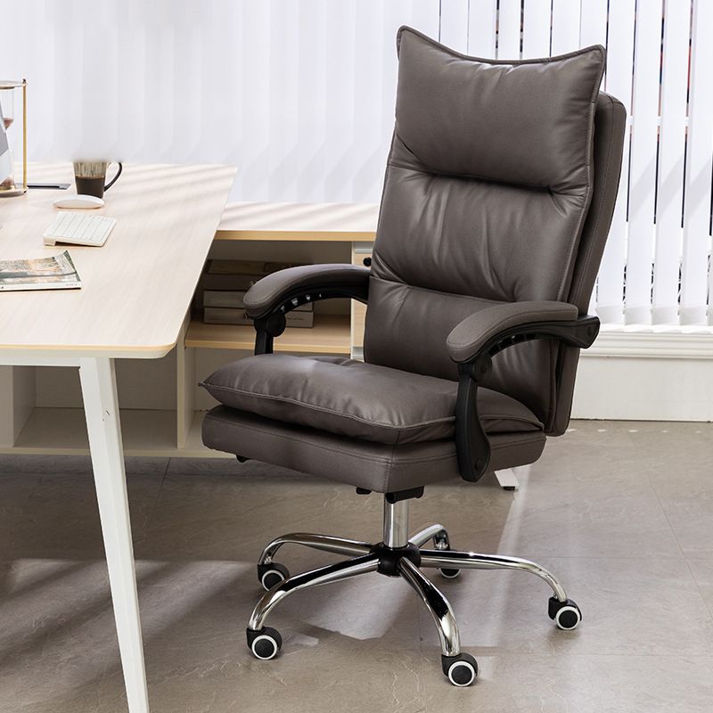 High Back Executive Computer Chair Contemporary Task Chair with Wheels