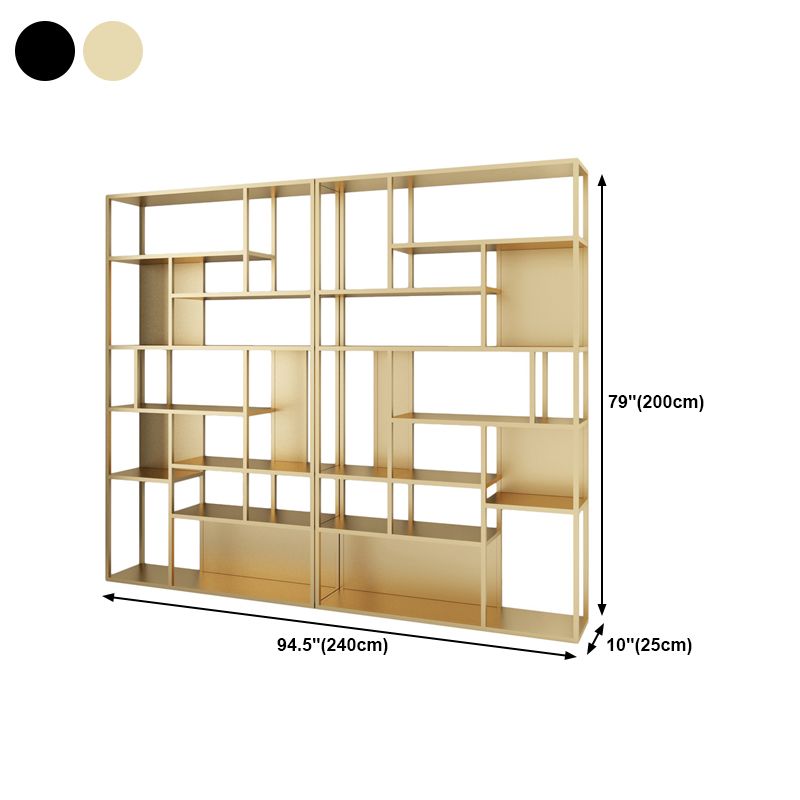 Libris d'étagère Metal de style moderne Open Etagere Shelf Bibliothèque pour le bureau