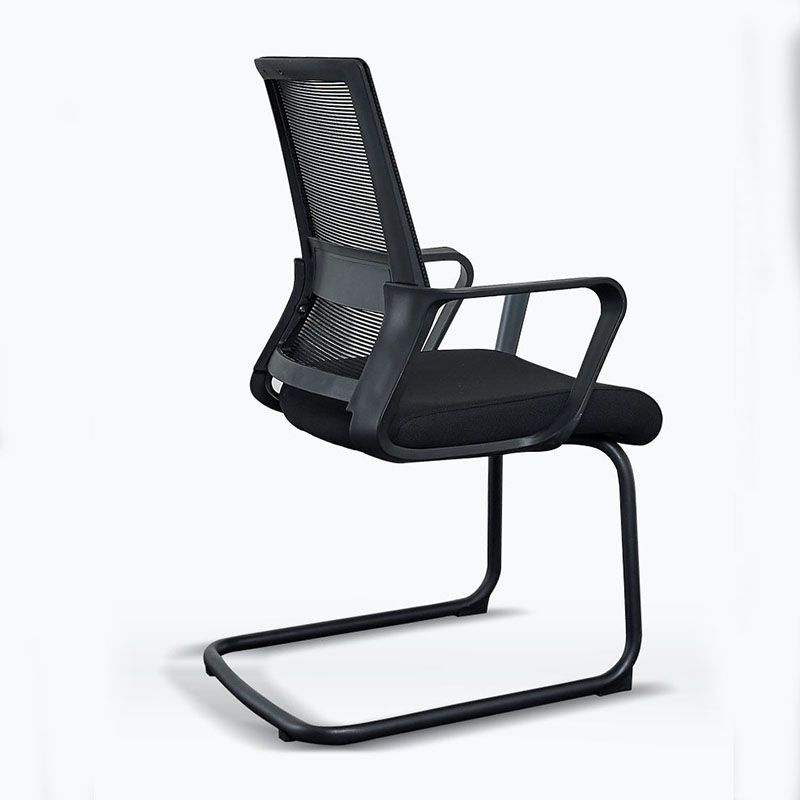 Swivel Fixed Arms Chair Breathable AirGrid Seat and Back Office Chair