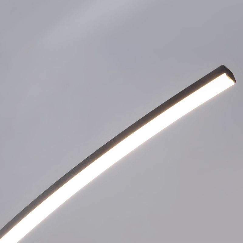 Linear Shape Metal Floor Light Modern Style Single Light  Floor Light Fixtures