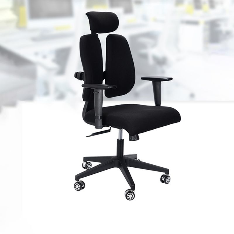 Modern Desk Chair Mesh Executiver Chair High-Back Chair in Black